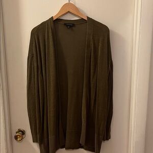 Ann Taylor Khaki Knit Sweater